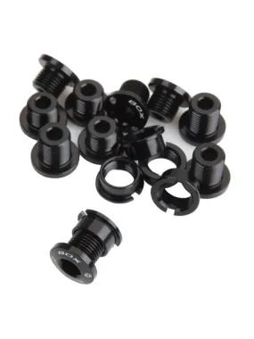 Box One 7075 Alloy Chainring Bolts 15 pcs Black